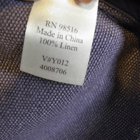 Coldwater Creek Purple Linen 3/4 Sleeve Hood Jacket Size M Petite - Picture 6 of 6